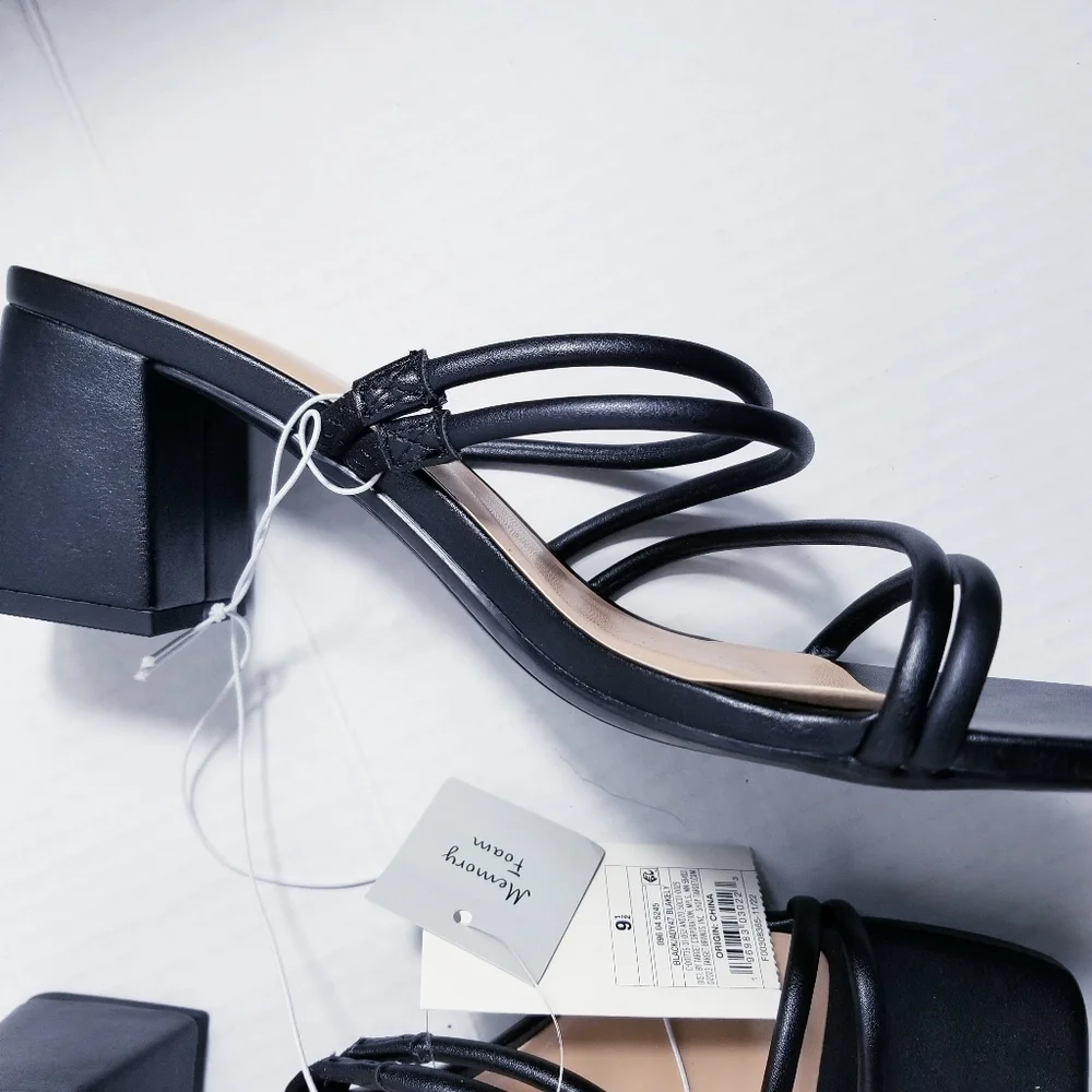 NWT A NEW DAY BLACK HEELS SIZE 9.5